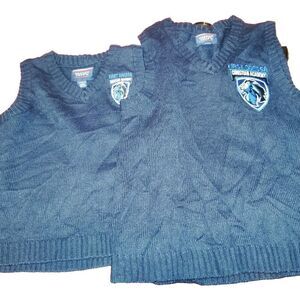 French Toast Sweater First Odessa Academy Lot Vest Unisex 4, 8 Blue